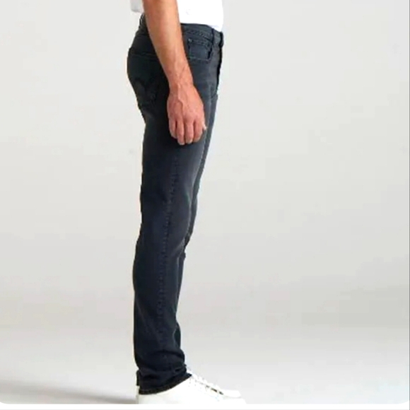 NWT Edwin Endurance Maddox Slim Jean Knightryder Black Fade Wash 36/33 - Picture 2 of 4